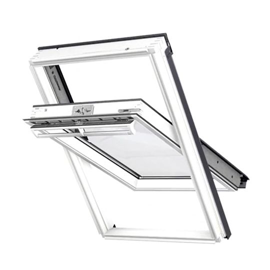 Velux Center-Pivot Roof Window with Safety Glass — VELGGUCK06060R