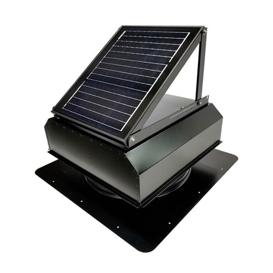 Attic Breeze AB-2523A 25 Watt Sfa Model (Gen Iii) Self-Flashing Attic Fan with Attached Solar Panel — ABZAB2523A