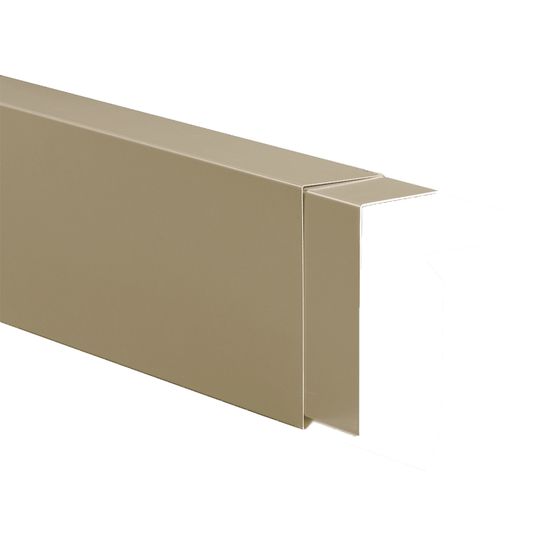 TRI-BUILT Galvanized Fascia Straight Length Cover — Commercial Accessories — TRIFSLCGA625ST