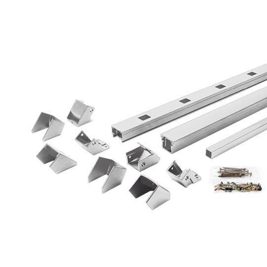 Trex Signature Stair Rail Kit with Square Balusters — TRXSSRKSB642WH