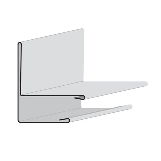 Edco Products 3/8" F-Channel - Entex Finish — Metal Roofing — EPIFCR12PW