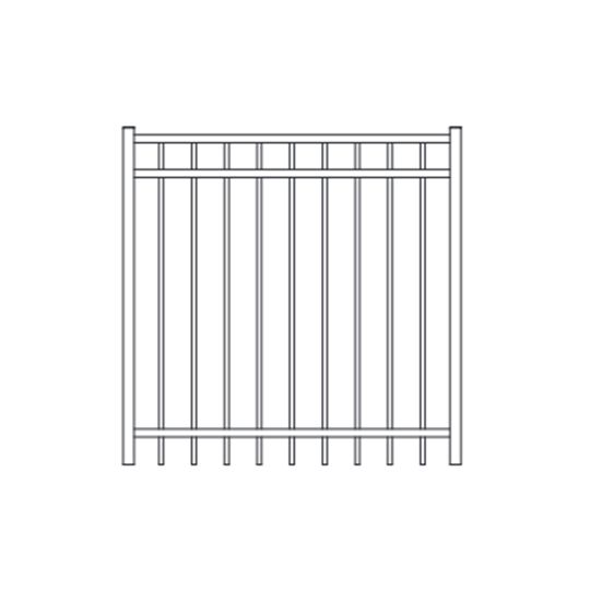 Fortress Building Products 4' Athens RES-04-GP Flat Walk Gate