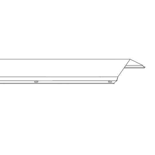 Coastal Metal Service 24 Gauge Vented Ridge Cover — Metal Roofing — C24VRCAS