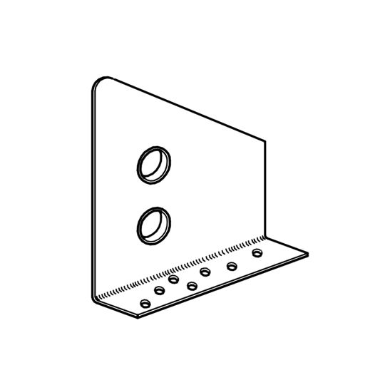 Ideal Roofing 2-Hole Painted Snow Guard Bracket