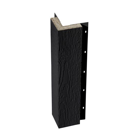 Wausau Supply 5/4" x 4" x 10' Diamond Kote Woodgrain Outside Corner Panel with Nail Fin — WSULPDK4OC10OX