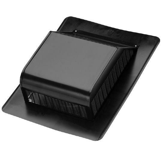 Atlas HighPoint AL50 Slant Back Aluminum Roof Vent — Ventilation and Drainage — ATLHPAL50SBBLK