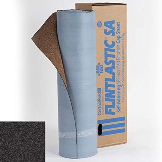 CertainTeed Roofing Flintlastic Sa Self-Adhered Cap - 1 Sq. Roll — Membranes — CTRSAMB3