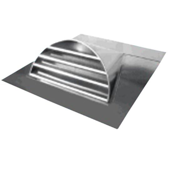Art's Sheet Metal Mfg. 24" Half Round Dormer Vent Shake Base 4M