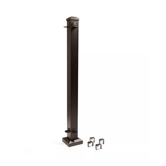 Trex 2.5" x 2.5" Select Aluminum Rail Corner Post — TRXSCPA2543BB