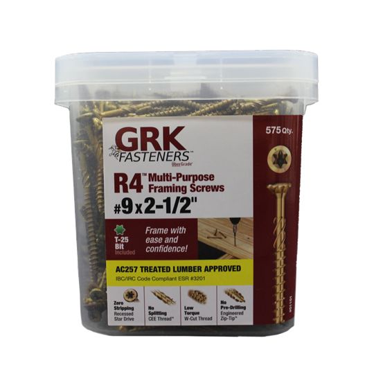 GRK Fasteners R4 Deck Screw 9 X 2-1/2" MP2