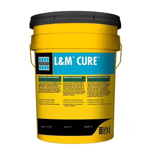 L&M Construction Chemicals Cure Low Voc Non-Residual Concrete Curing Compound - 5 Gallon Pail