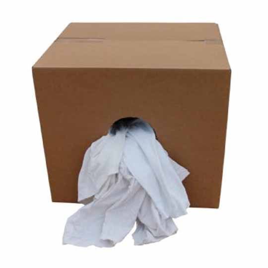 C&R Manufacturing Sweatshirt Cotton Rags - 10 Lb. Box