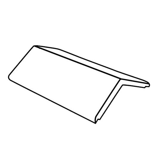 Newpoint Saxony 900 Slate V-Ridge Tile — Tile Roofing — MNR1RVCS3570AZ