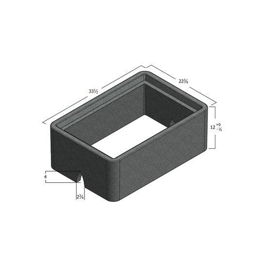 Oldcastle Enclosures #4 Mag Water Meter Box