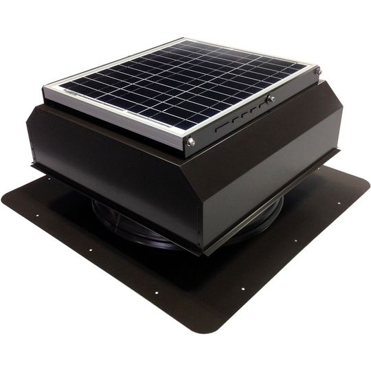 Attic Breeze AB-3022A 30 Watt (Gen Ii) Self-Flashing Solar Power Attic Fan — ABZAB3022ABR