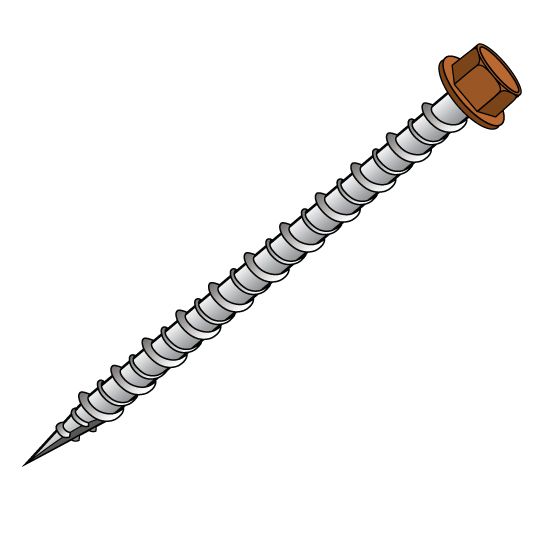 Unified Steel #10 x 2" Panel Screws - Bag of 500 — BORPS2CTS