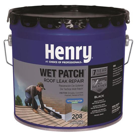 Henry Company 208 Wet Patch Roof Leak Repair - 3.5 Gallon Pail