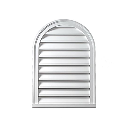 Fypon Molded Millwork 28" x 43" Functional Cathedral Louver
