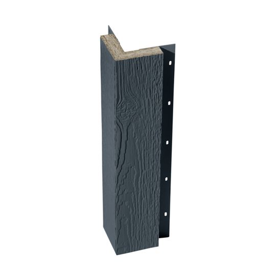 Wausau Supply 5/4" x 4" x 10' Diamond Kote Woodgrain Outside Corner Panel with Nail Fin — WSULPDK4OCNF10CC