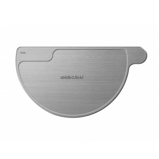 Rheinzink 5" Crc Half Round Right End Cap