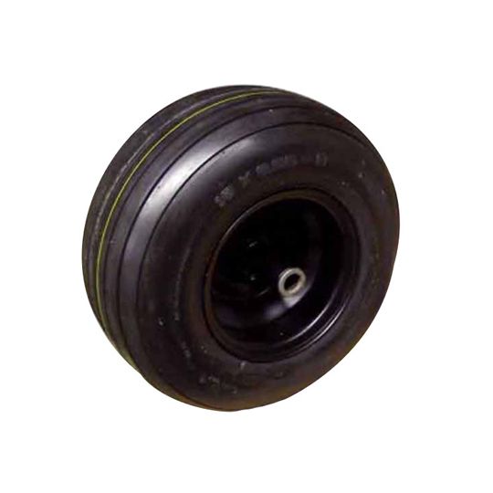 Roofmaster 18" x 8-1/2" Nfl (Non-Flat Lite) Ribbed Wheel Assembly with 1" Bearing 6" Hub