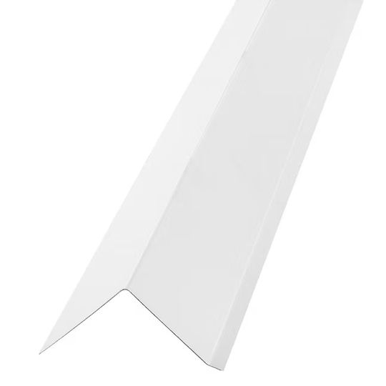 TRI-BUILT 28 Gauge x 2" x 3" x 10' Painted Steel 90° Drip Edge