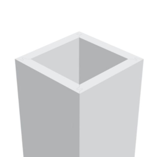 Royal Building Products 4" x 4" x 10' Smooth Column Wrap
