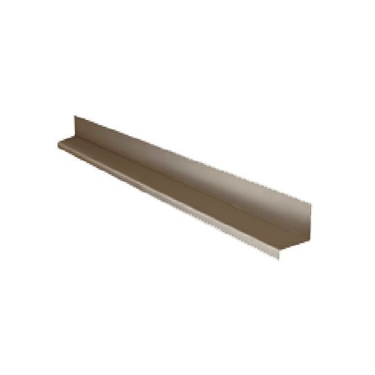 Quality Edge 28 Gauge x 1-1/4" x 10' Steel Drip Cap