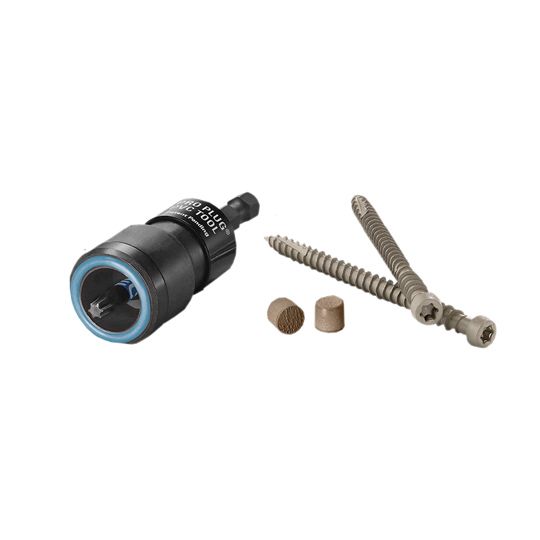 Starborn Industries #10 x 2-1/2" Pro Plug 316 Stainless Frontier Screw System for Azek - 250 Lin. Ft. Kit