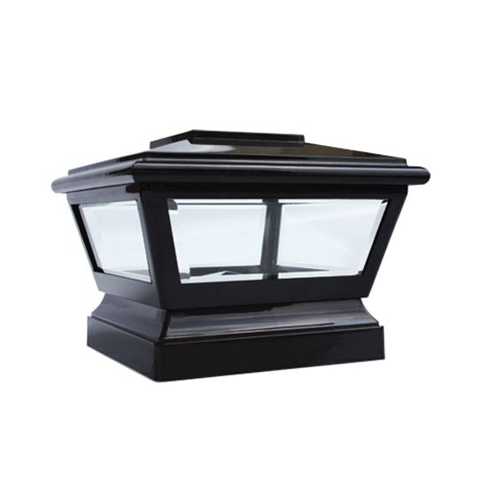 Fairway Building Products 5-1/4" Carriage Light Solar Post Cap