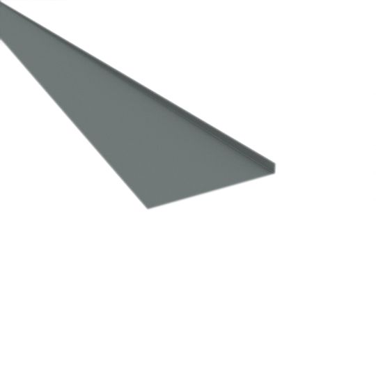 Able Sheet Metal 28 Gauge x 3" x 1/2" Galvanized Counter Flashing