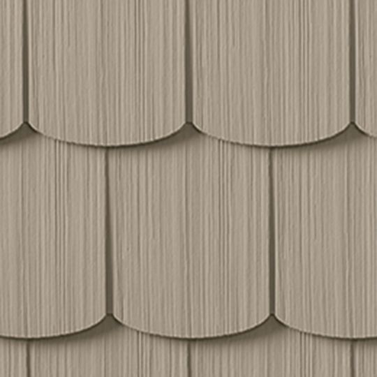 CertainTeed Siding Cedar Impressions Single 6-1/3" Polymer Scallop Edge Shingle Siding — CERCI6SCNC