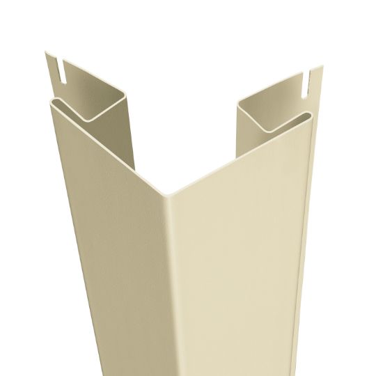 CertainTeed Siding 1" x 3-1/2" x 10' Woodgrain Finish Outside Cornerpost — CEROSCP1WGDT