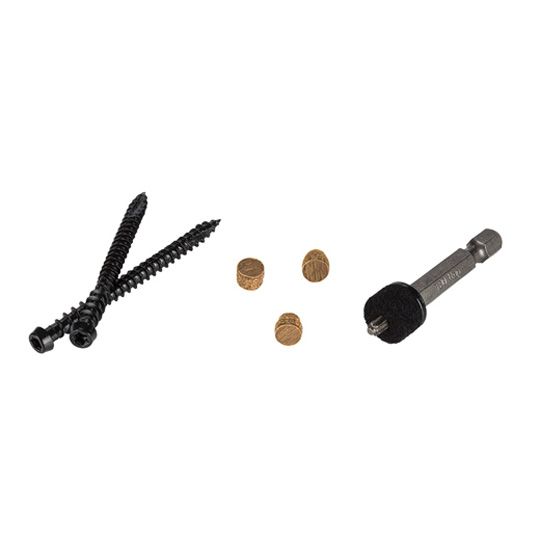 Olympic Manufacturing TimberTech Cortex Deck Screws with Plugs for Composite - 100 Lin. Ft. Kit — FMCTX-TTE100AL