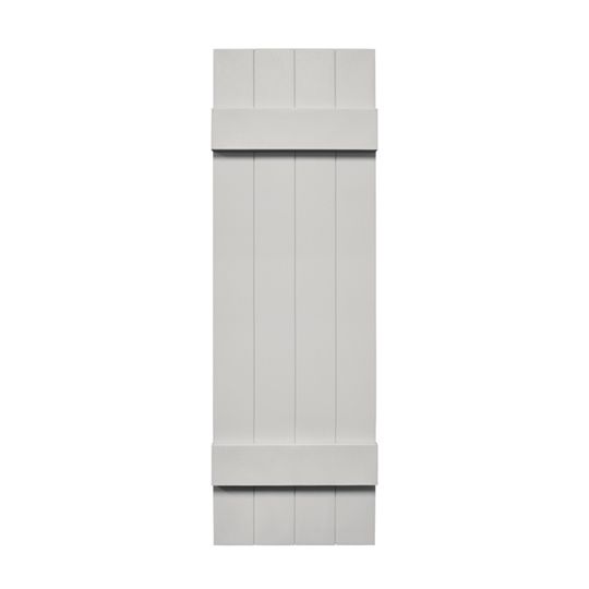TRI-BUILT Standard Board-N-Batten 4-Board Joined Shutters (Pair) — TRI031459030