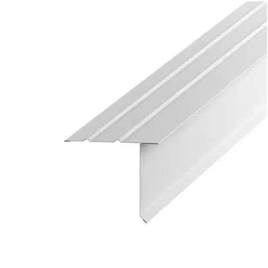 TRI-BUILT F5 Standard Painted Aluminum Drip Edge — Flashings — TRIF5WA6TB