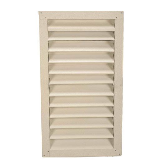 Lomanco 12" x 24" 100-Series Square Flush Mount Gable Louver