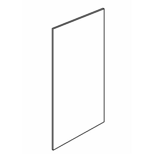 Wolf Home Products 48" x 96" Plywood Veneer Finished End Panel