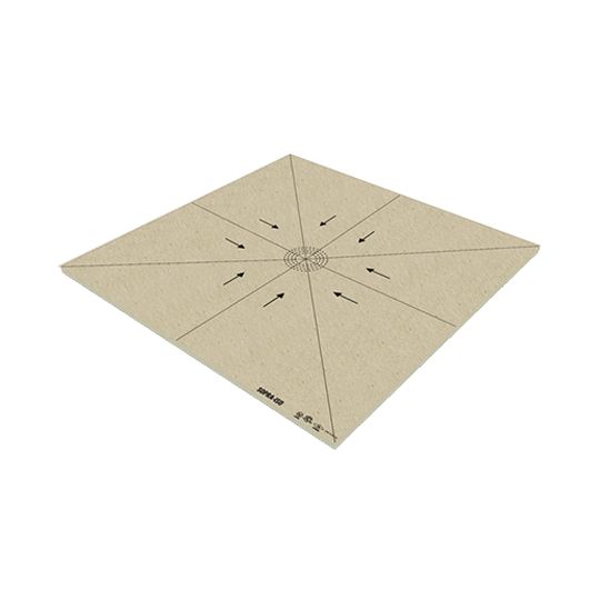Soprema 2.0" to 3.0" Sopra-iso Plus Sump, 4% Slope, Basin Drain