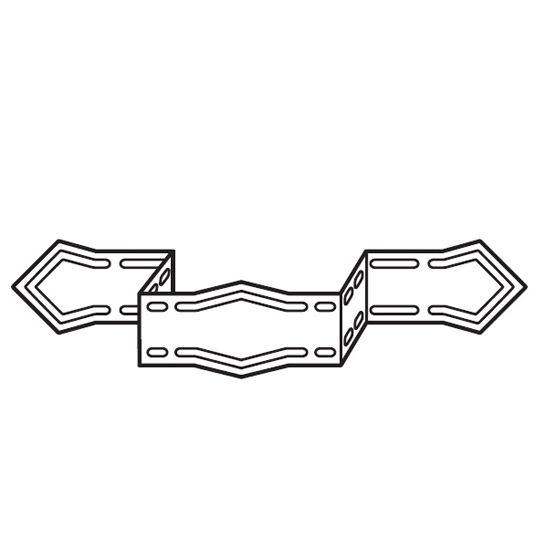 Mastic Universal Downspout Pipe Band — ACODPB090
