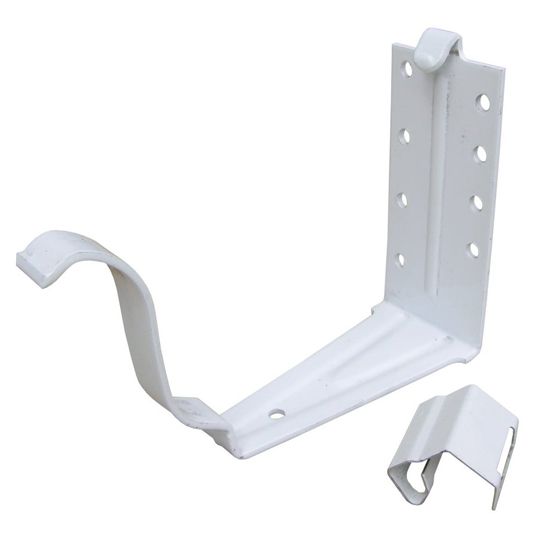 Berger Building Products 6" 40K Painted Aluminum Fascia Hanger with Snap Strap — BBP40KWA6