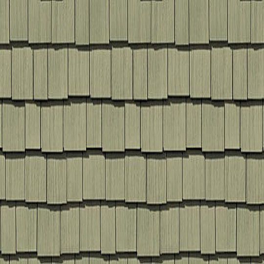 CertainTeed Siding Cedar Impressions Double 7" Staggered Perfection Polymer Shingle Siding - Cedar Grain Finish — CERCID7SGCY
