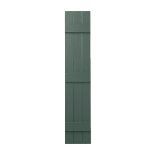 Mastic 11" x 55" Board & Batten Standard 3-Board Shutters - Closed style — ACOVIN3C115555