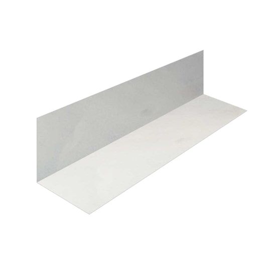 Construction Metals 26 Gauge x 6" x 6" x 10' Galvanized L-Metal Flashing
