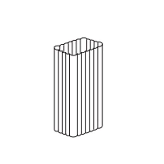 Mastic 2" x 3" Downspout — ACODS2X3A0