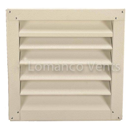 Lomanco 12" x 12" 100-Series Square Flush Mount Gable Louver — LOM1001212W