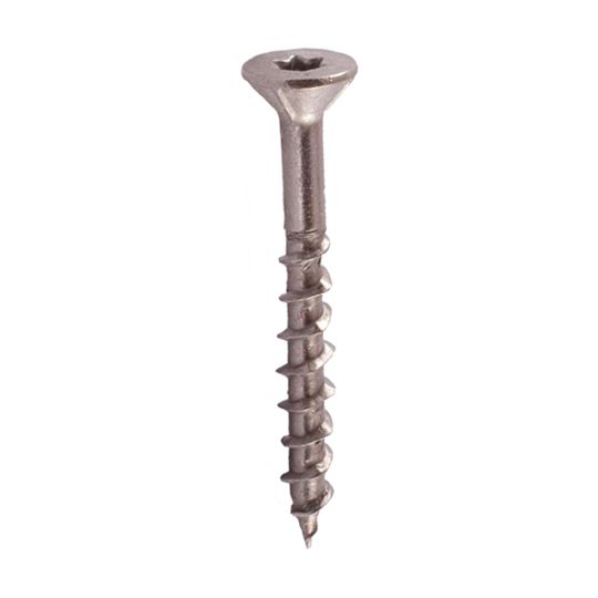 Simpson Strong-Tie #10 x 3" 316 Stainless Steel Flat Screws - Bucket of 17,500