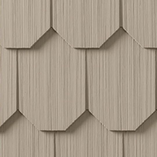 CertainTeed Siding Cedar Impressions Single 6-1/3" Polymer Octagon Edge Shingle Siding — CERCI6OCTNC
