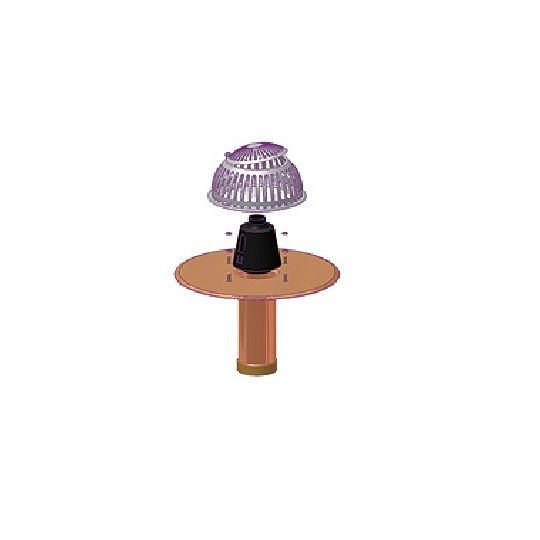 Thaler Metal RD-24 Copper Roof Drain