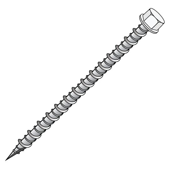 Unified Steel #10 x 2-1/2" Panel Screws - Bag of 500 — BORPS212DO